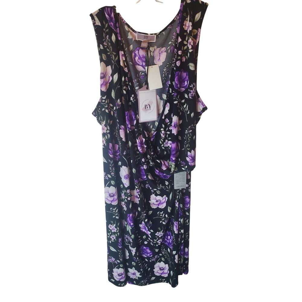BY Design Floral Midi Dress, Allium Color, NWT, 3X
